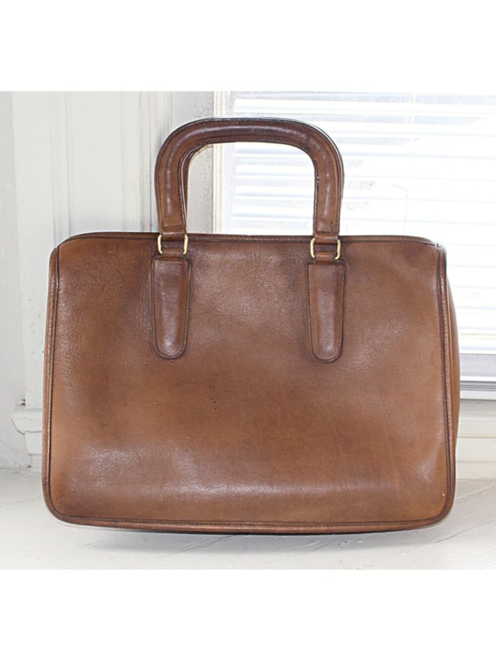 Coach Vintage - Putty Slim Satchel 9430 Handbag, 1970s/80s - 0001 Serial